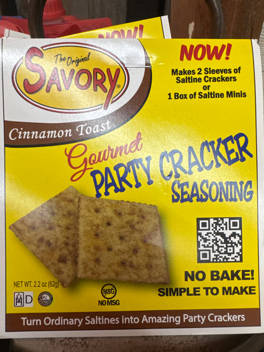 Cinnamon Toast Savory Gourmet Party Cracker Seasoning