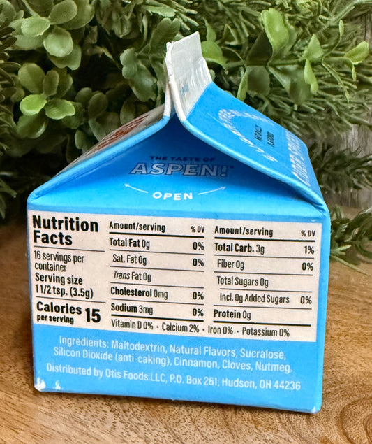 Sugar Free  Aspen Mulling Cider