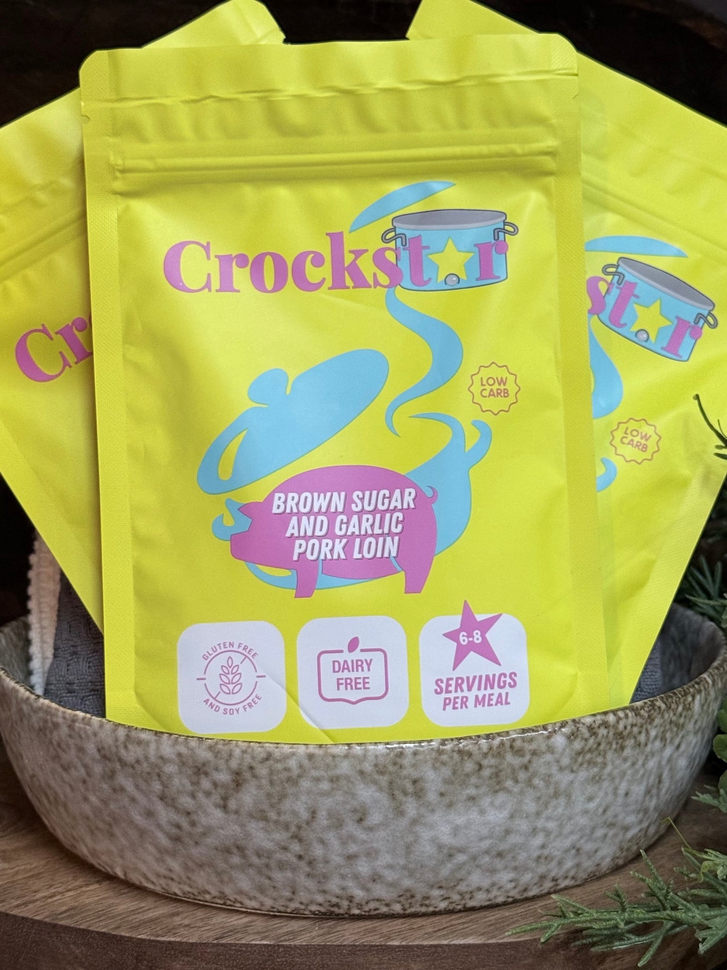 Crockstar-Brown Sugar and Garlic Pork Tenderloin