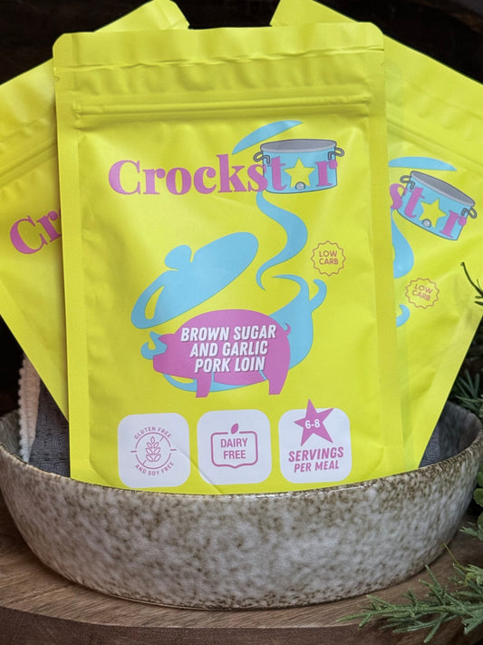 Crockstar-Brown Sugar and Garlic Pork Tenderloin