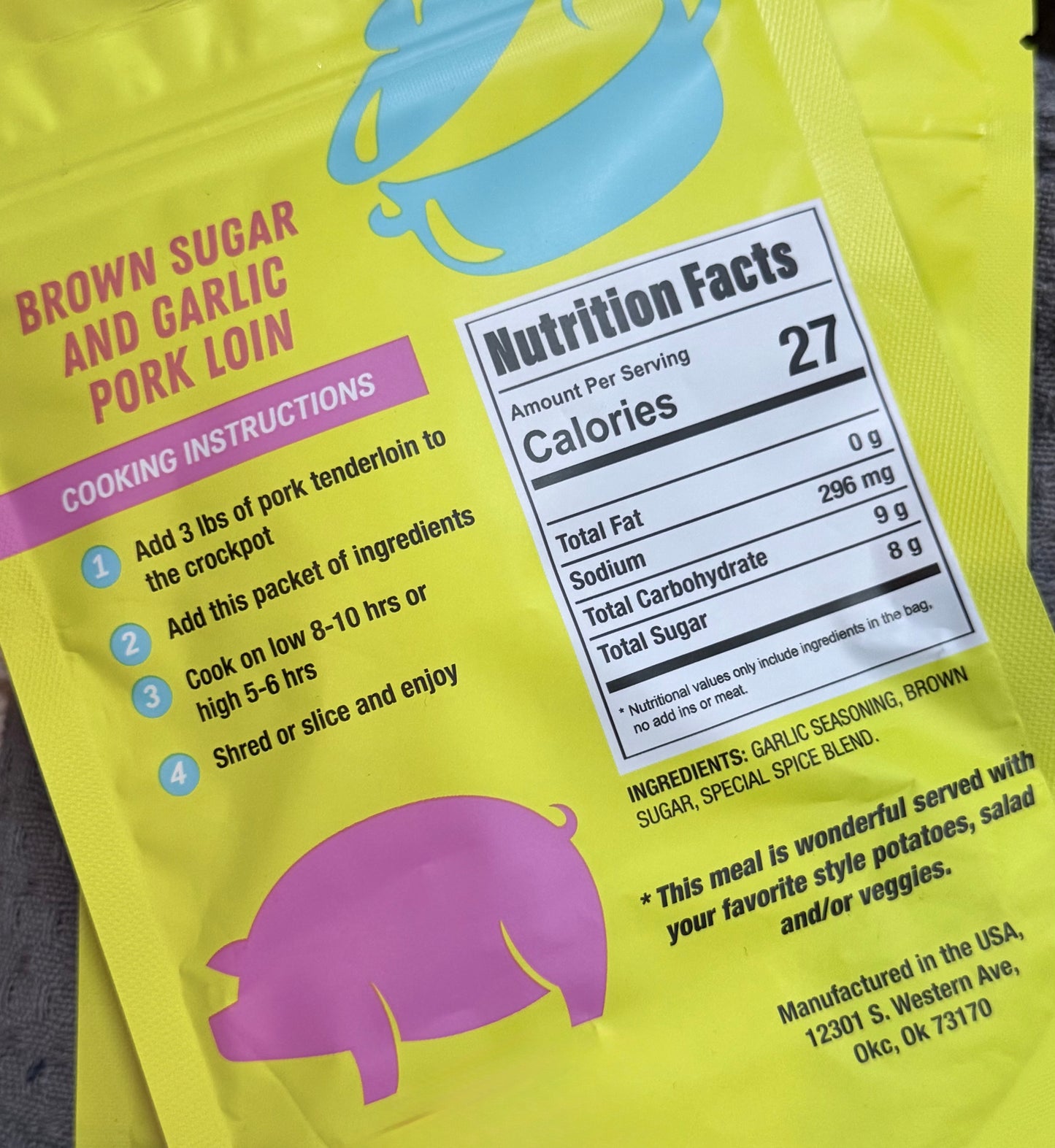 Crockstar-Brown Sugar and Garlic Pork Tenderloin