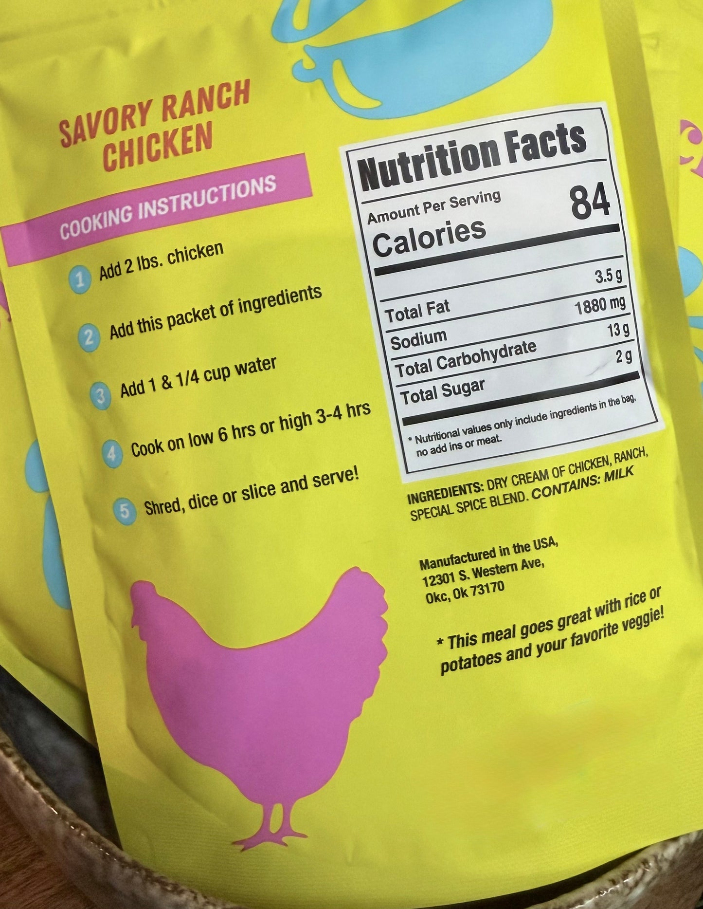 Crockstar-Savory Ranch Chicken