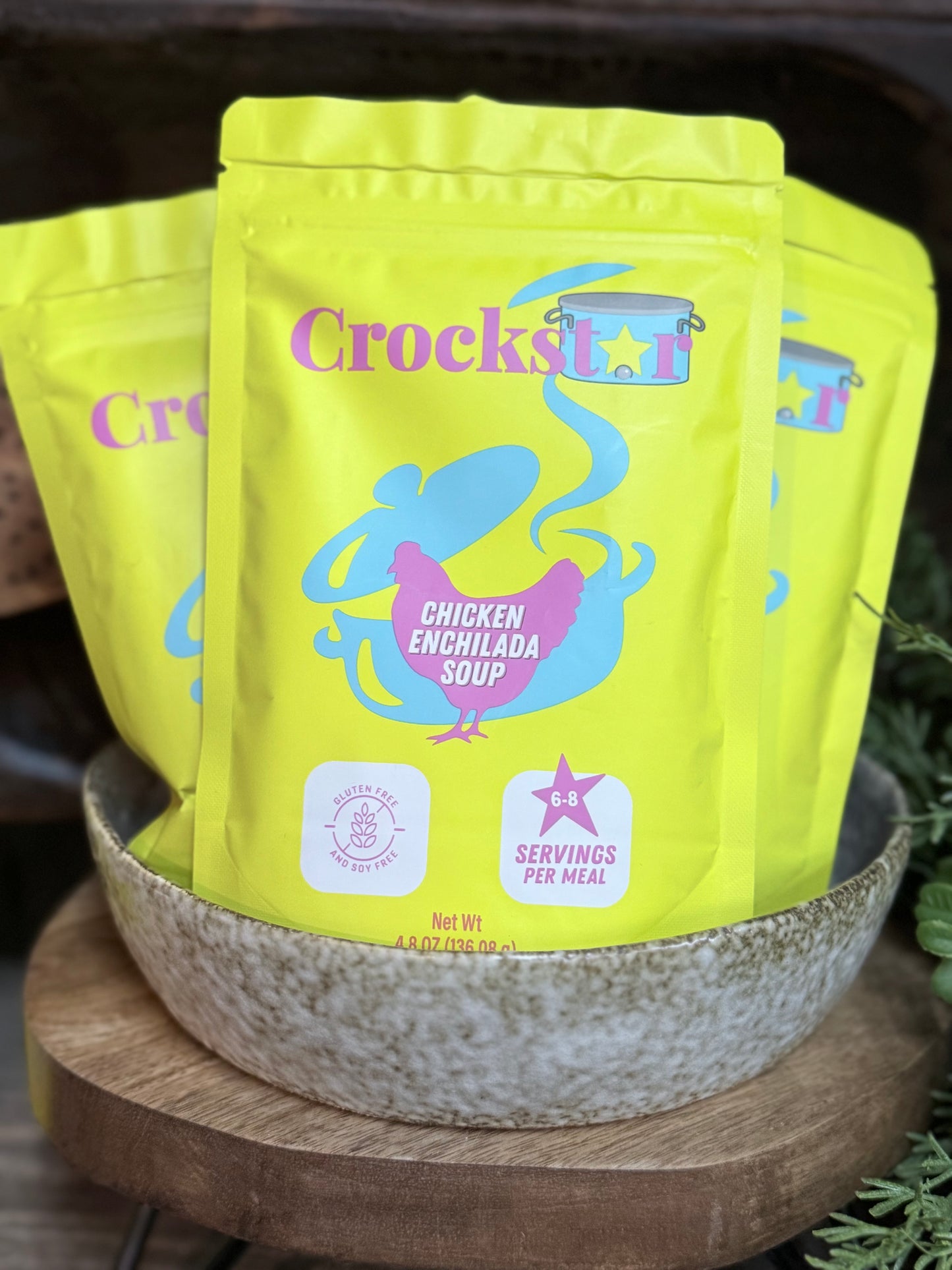 Crockstar-Chicken Enchilada Soup