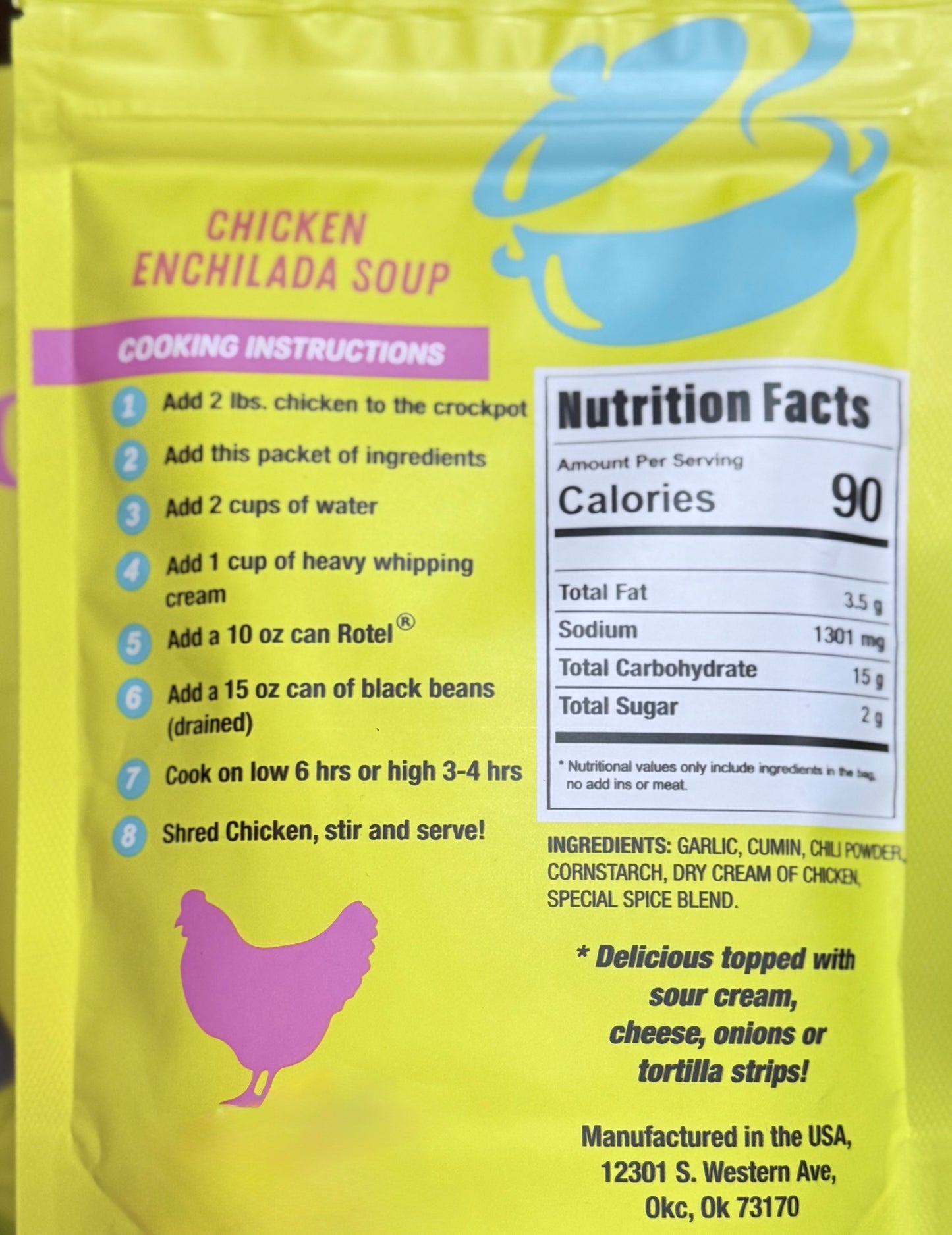 Crockstar-Chicken Enchilada Soup