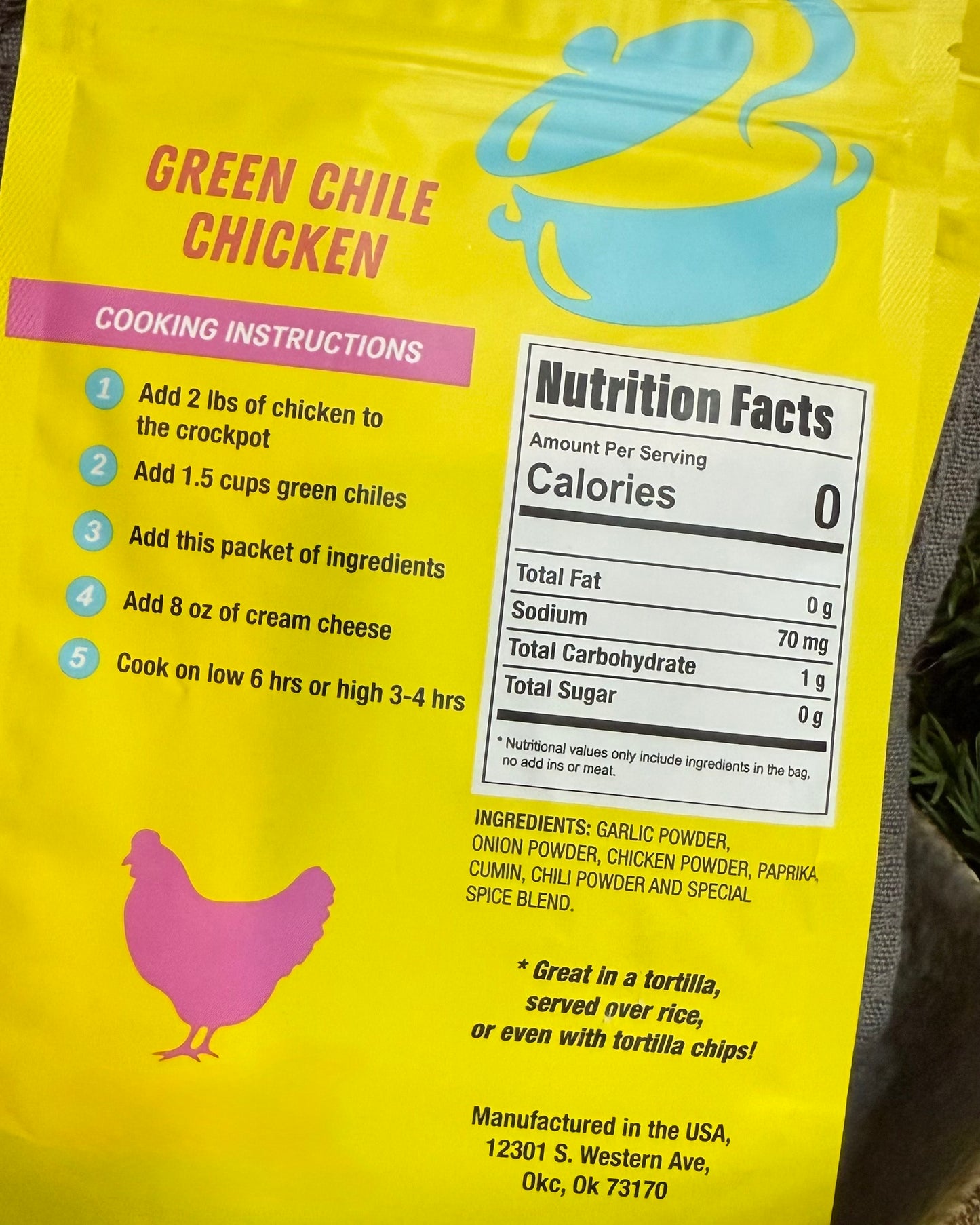 Crockstar-Green Chili Chicken