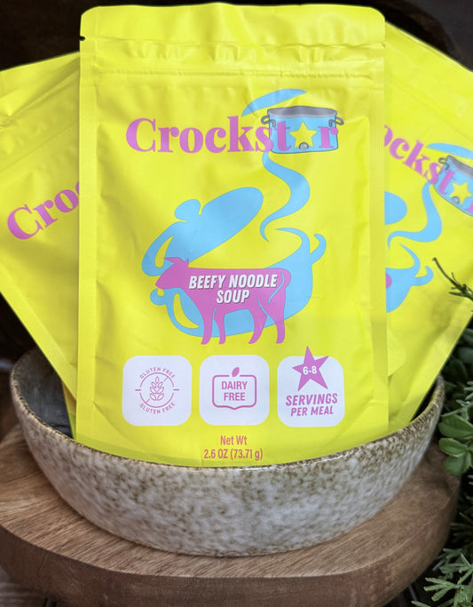 Crockstar-Beefy Noodle Soup