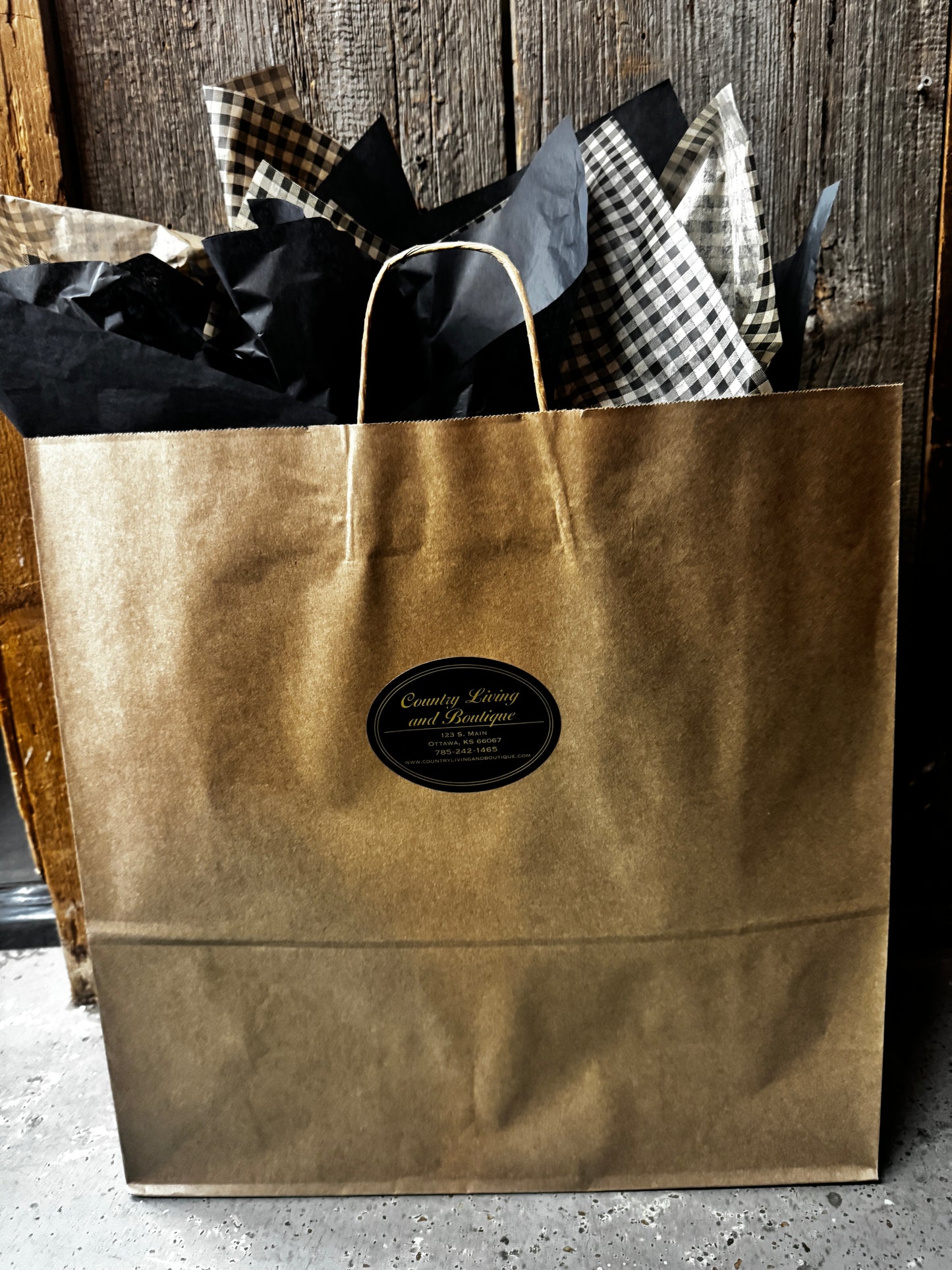 Large Gift Bag and Tissue Paper