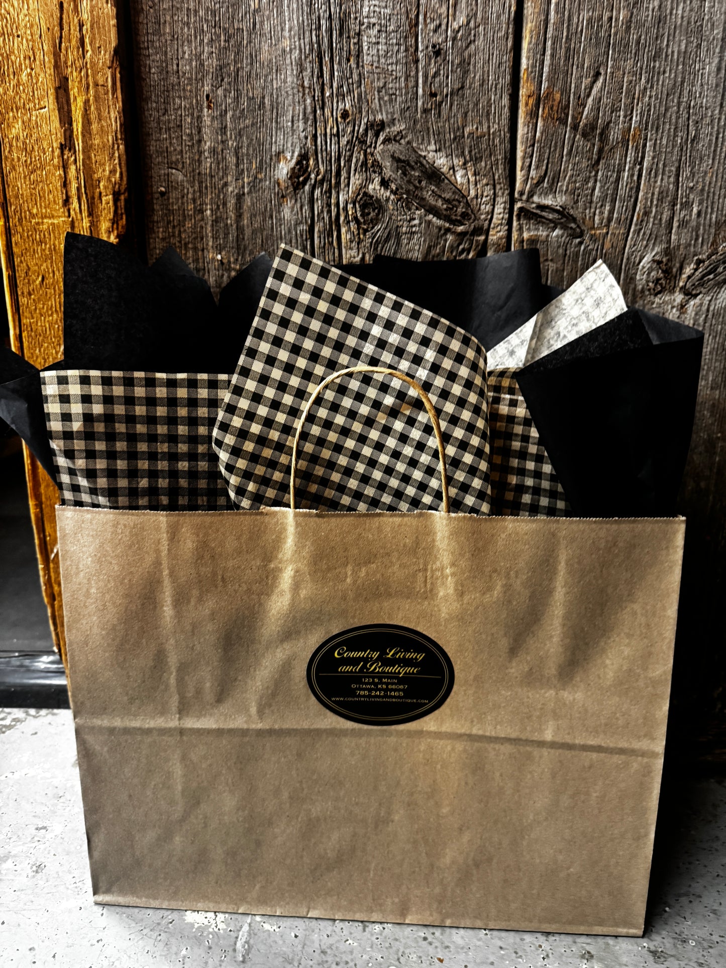 Medium Gift Bag and Tissue Paper